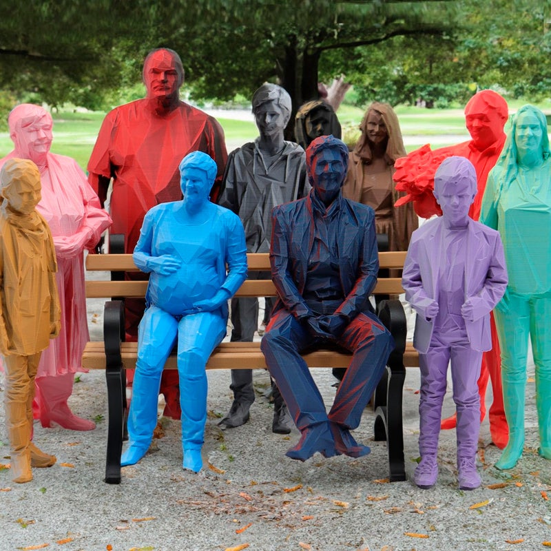 polymaker Panchroma Dual Color Matte PLA Filament, Matte Mixed Berries (Red-Dark Blue) 1.75mm 3D Printing Filament, 3D Printer PLA Filament, Fit Most FDM 3D Printers, 1kg Spool (2.2lb) - Image 3